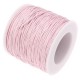 Cordón algodon encerado de 1mm - Rosa  